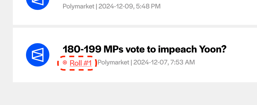If a vote doesn't reach quorum, it gets rolled to the next voting round.