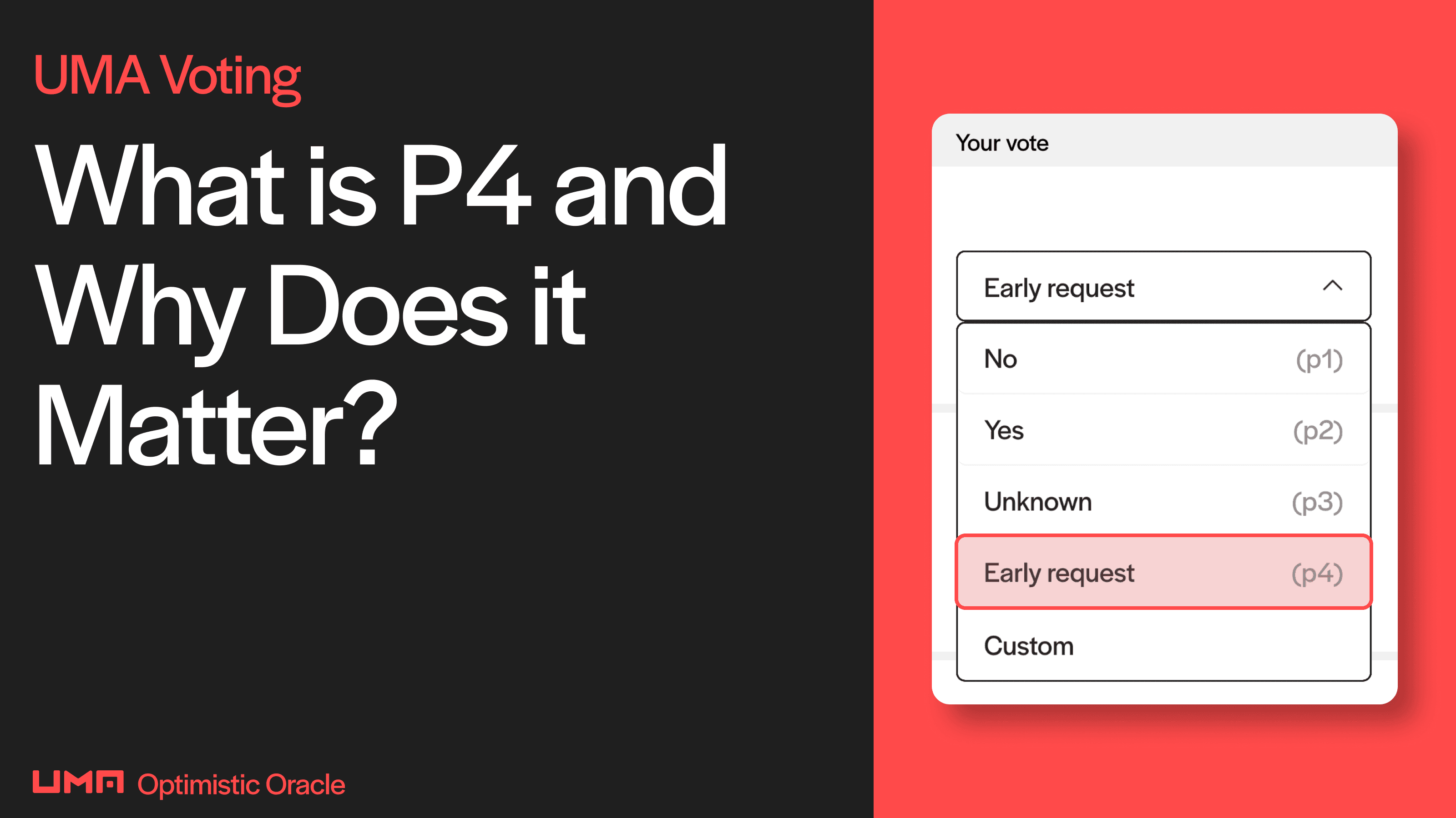 Discover why P4 voting in UMA’s Optimistic Oracle is crucial for fair settlements, preventing premature proposals, and ensuring accurate dispute resolutions.